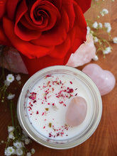 Load image into Gallery viewer, Rose Quartz Candle 16oz.