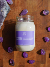 Load image into Gallery viewer, Lavender Amethyst Candle 16oz.
