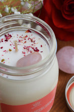 Load image into Gallery viewer, Rose Quartz Candle 16oz.