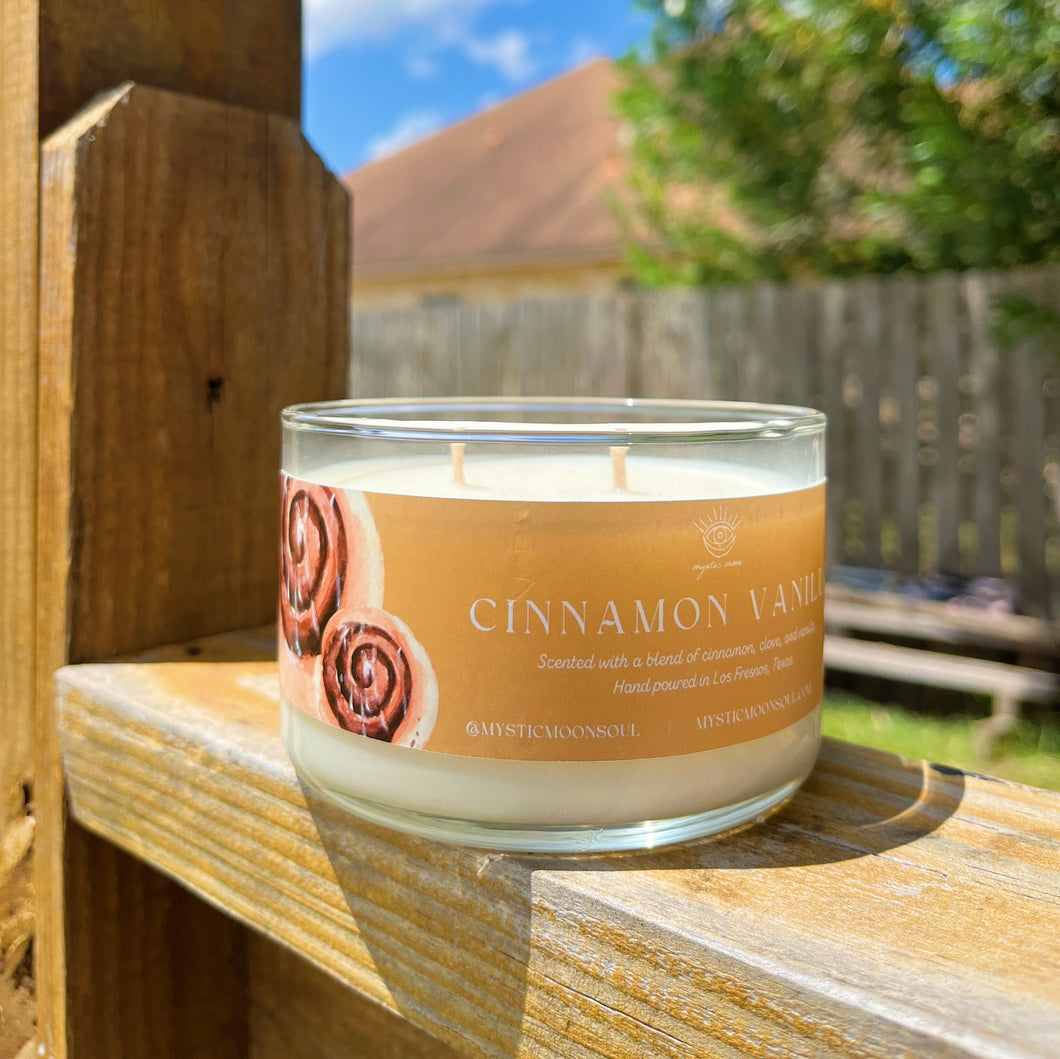 Cinnamon Vanilla Candle 14oz.