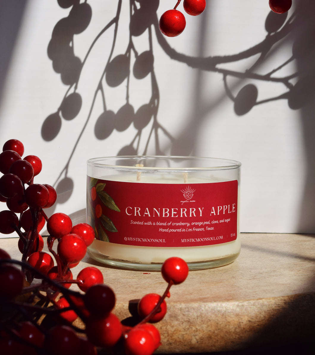 Cranberry Apple Candle 14oz.