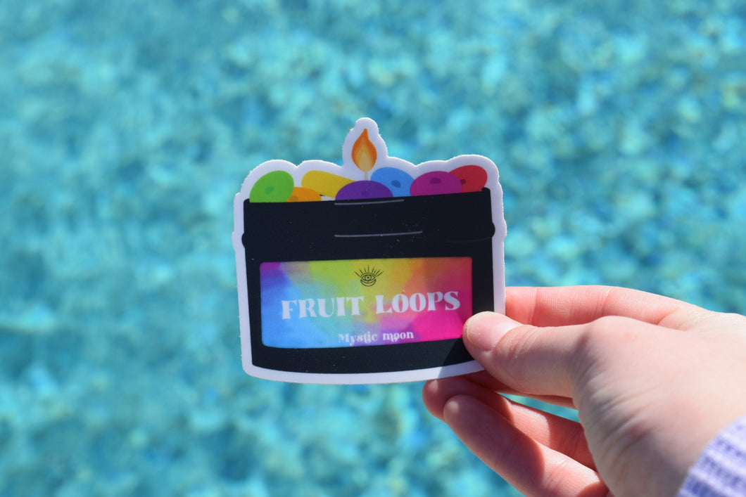 Mystic Moon Fruit Loops Sticker