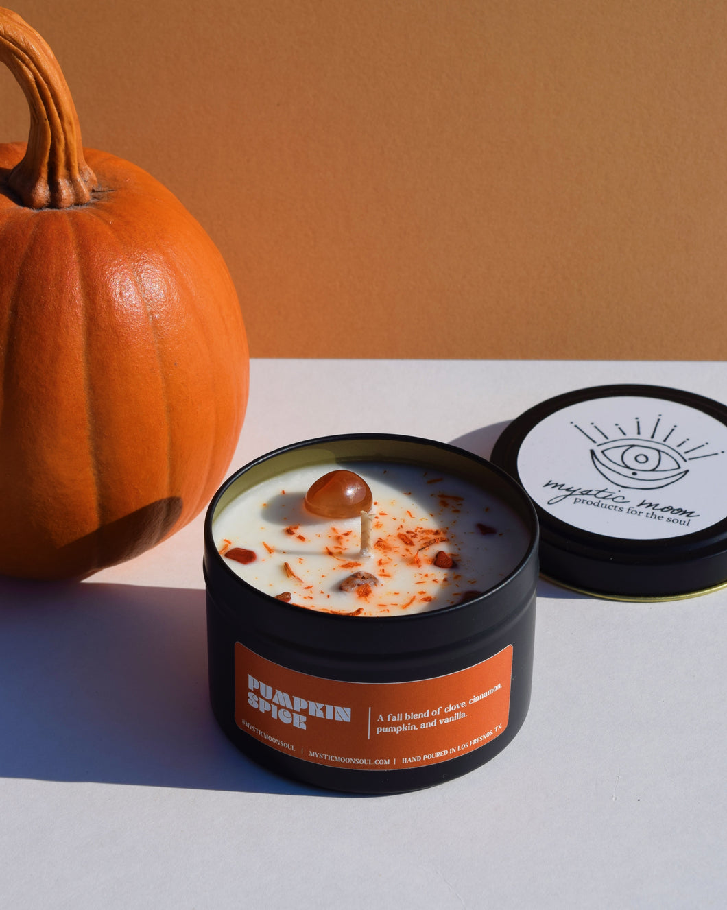 Pumpkin Spice Crystal Candle