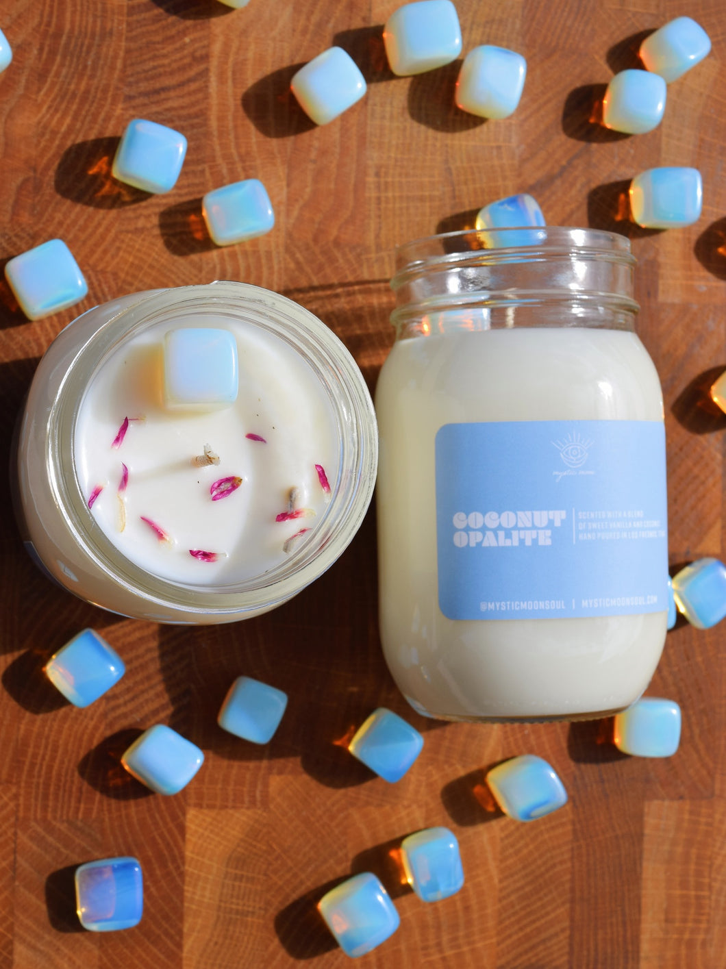 Coconut Opalite Candle 16oz.
