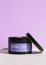 Load image into Gallery viewer, Lavender Amethyst Crystal Candle
